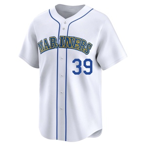 Men's Seattle Mariners Donovan Solano Limited White Throwback Cooperstown Collection Jersey