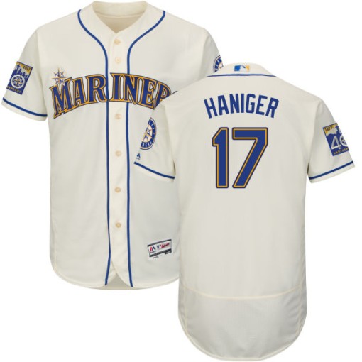Youth Majestic Seattle Mariners Mitch Haniger Authentic Cream Alternate ...